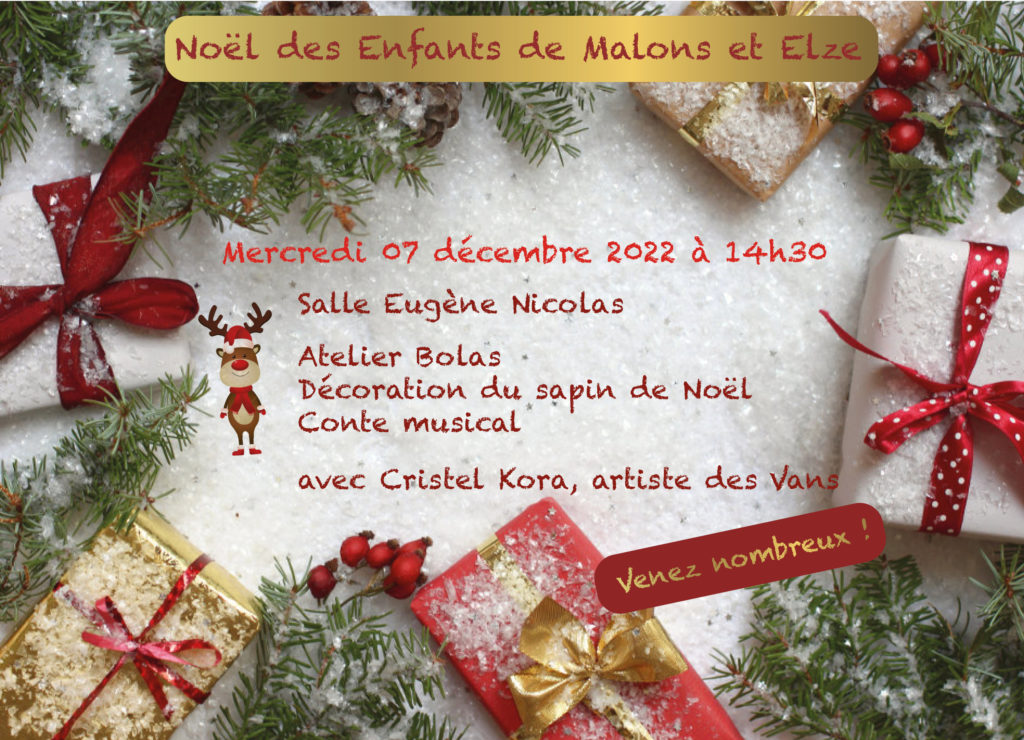Noël des enfants 2022 à Malons et Elze