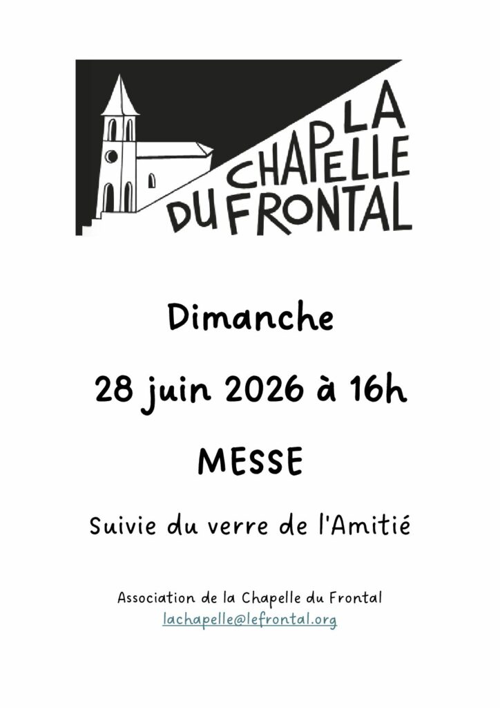 Messe à la chapelle du Frontal